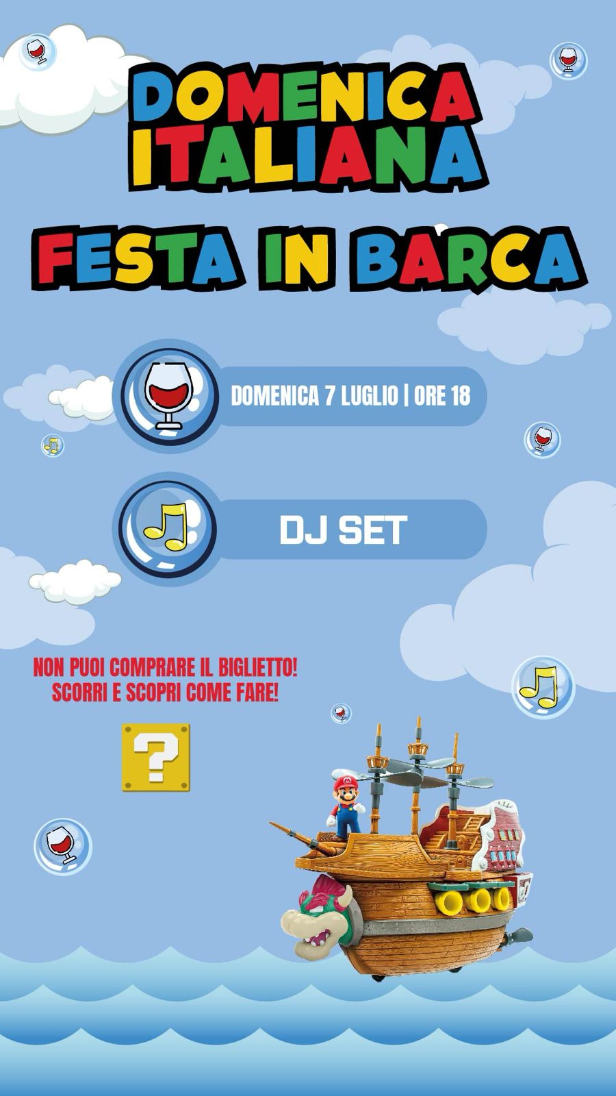 7 luglio 2023 FESTA IN BARCA – VENEZIA