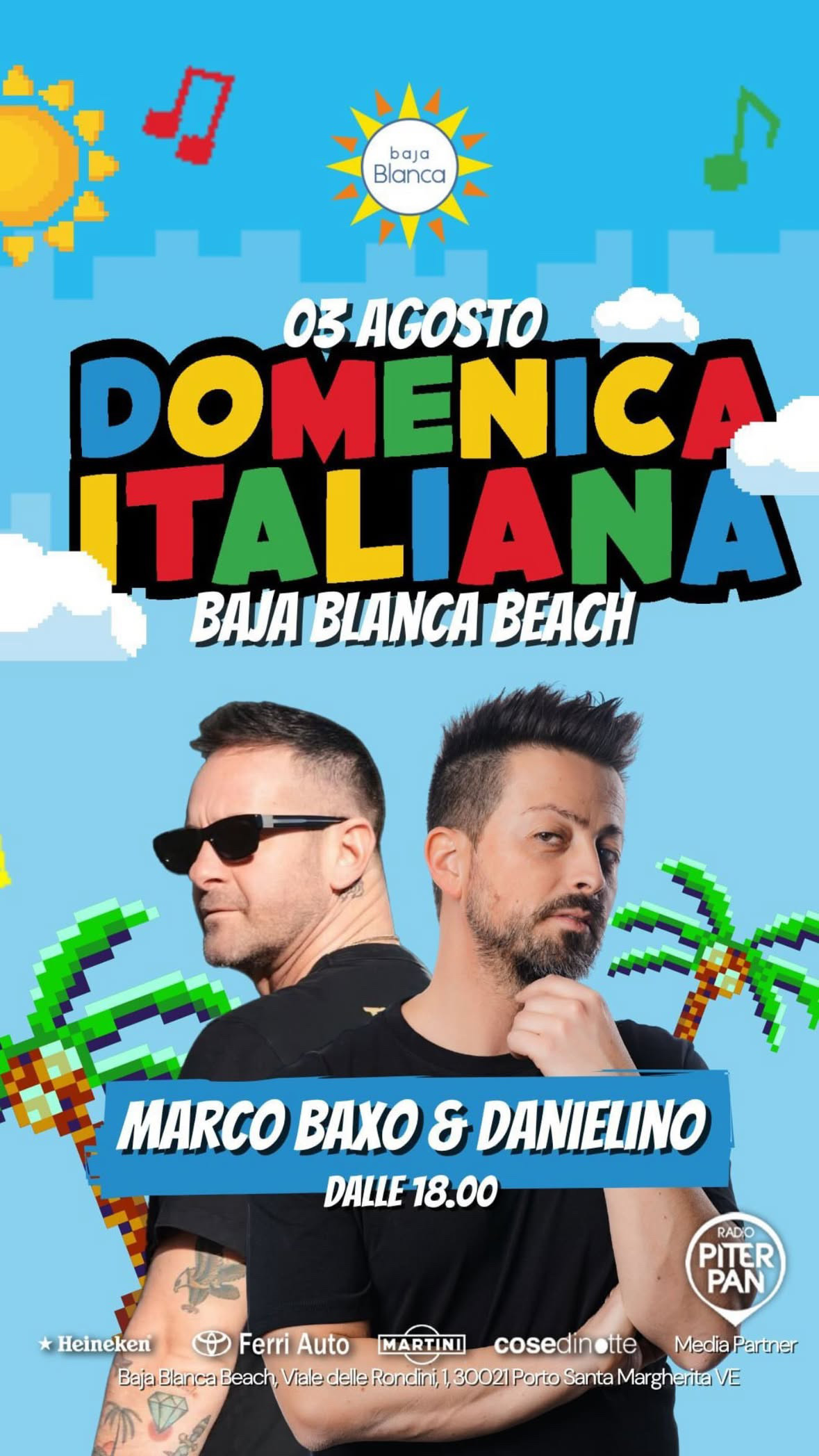 3 agosto 2025 – BAJA BLANCA, PORTO SANTA MARGHERITA